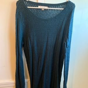 Heathered sweater dress